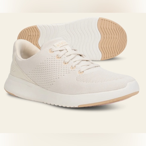 Kizik Shoes - Kizik Hands Free Women’s Lima Casual Everyday Sneakers In White Crème Size 8.5